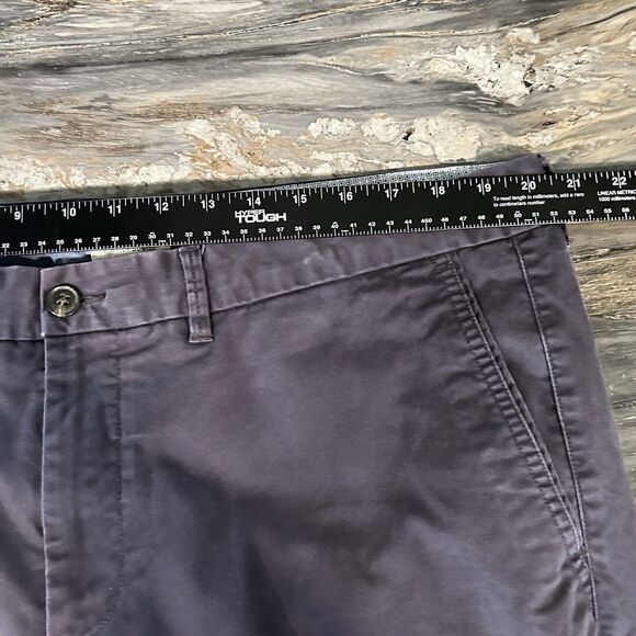 Perk Mens Pants 42x30 Blue Flat Front Basic Work Office Career Professional - Picture 6 of 10